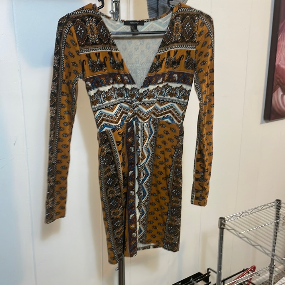 Dress bodycon long sleeves